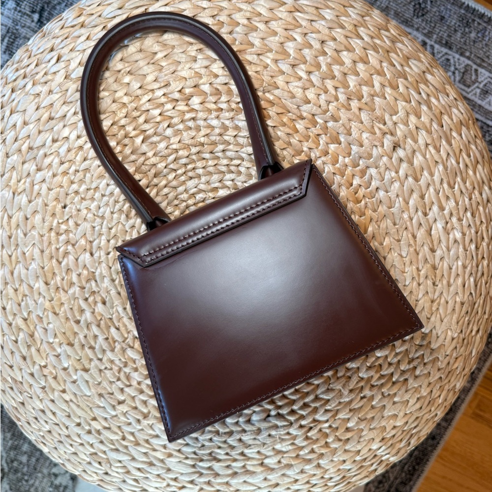 Jacquemus Le Chiquito Moyen Bag in Chocolate Brown - Picture 5 of 17